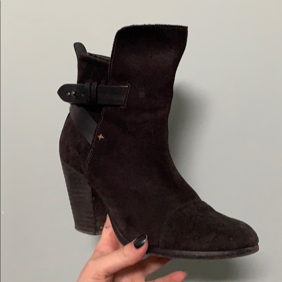 Rag & Bone Kinsey Boot Black Suede - Picture 1 of 4